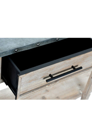 Console DKD Home Decor Medžio Aliuminis 160 x 40,5 x 81 cm