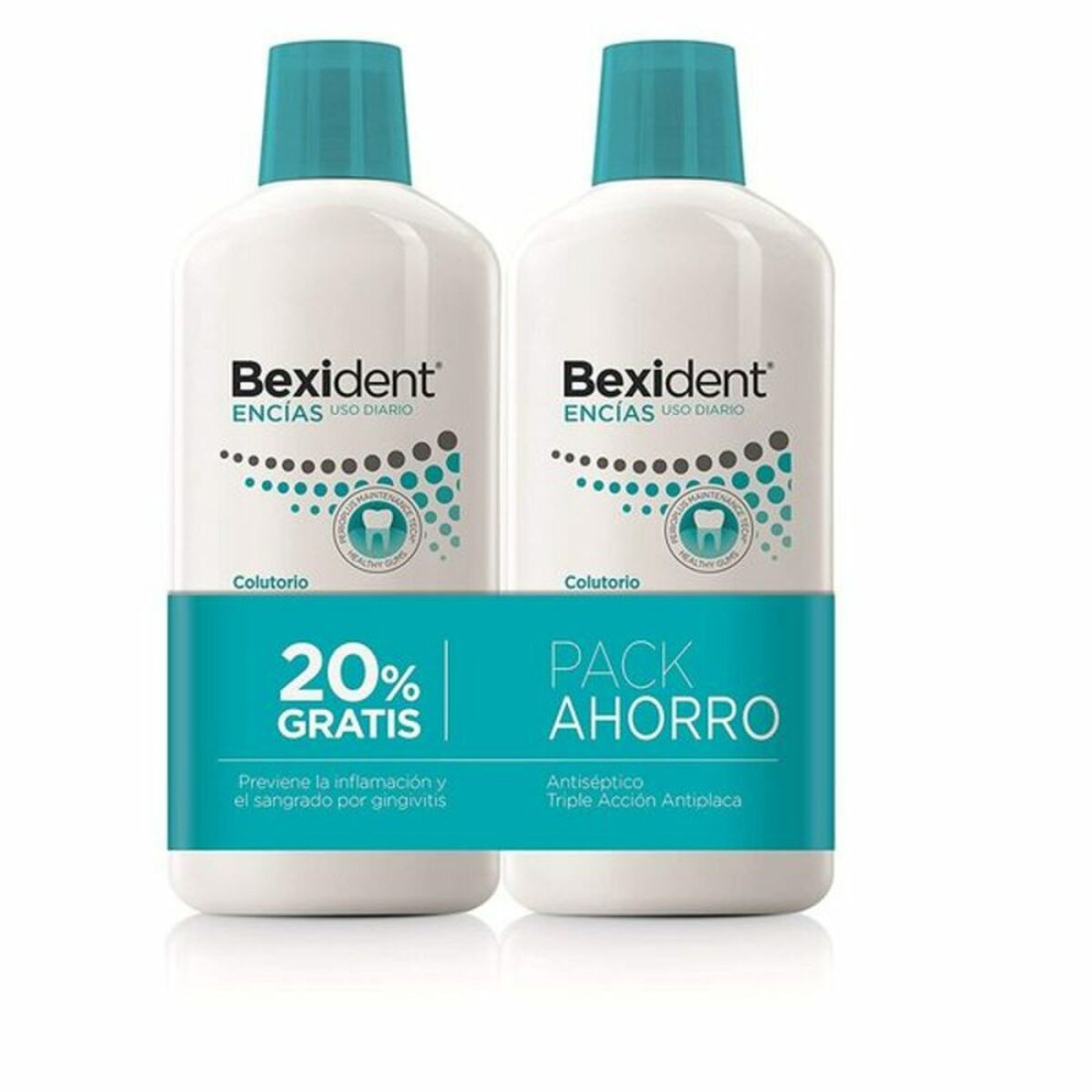 Burnos plovimas Isdin Bexident Encías 2 x 500 ml Healthy Gums Kasdieninis naudojimas