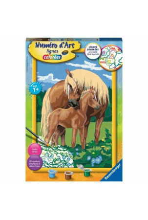 Skaičių spalvinimo rinkinys Ravensburger Proud Horses