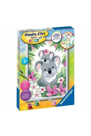 Skaičių spalvinimo rinkinys Ravensburger Mama Koala and Her Baby