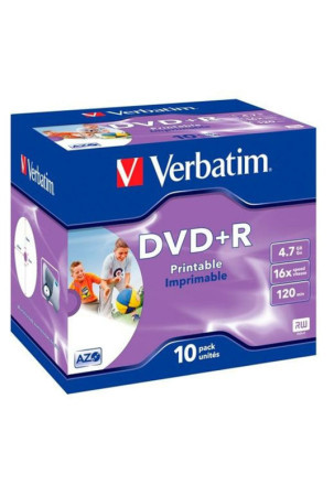 DVD+R Verbatim 4,7 GB 16x 10 vnt.