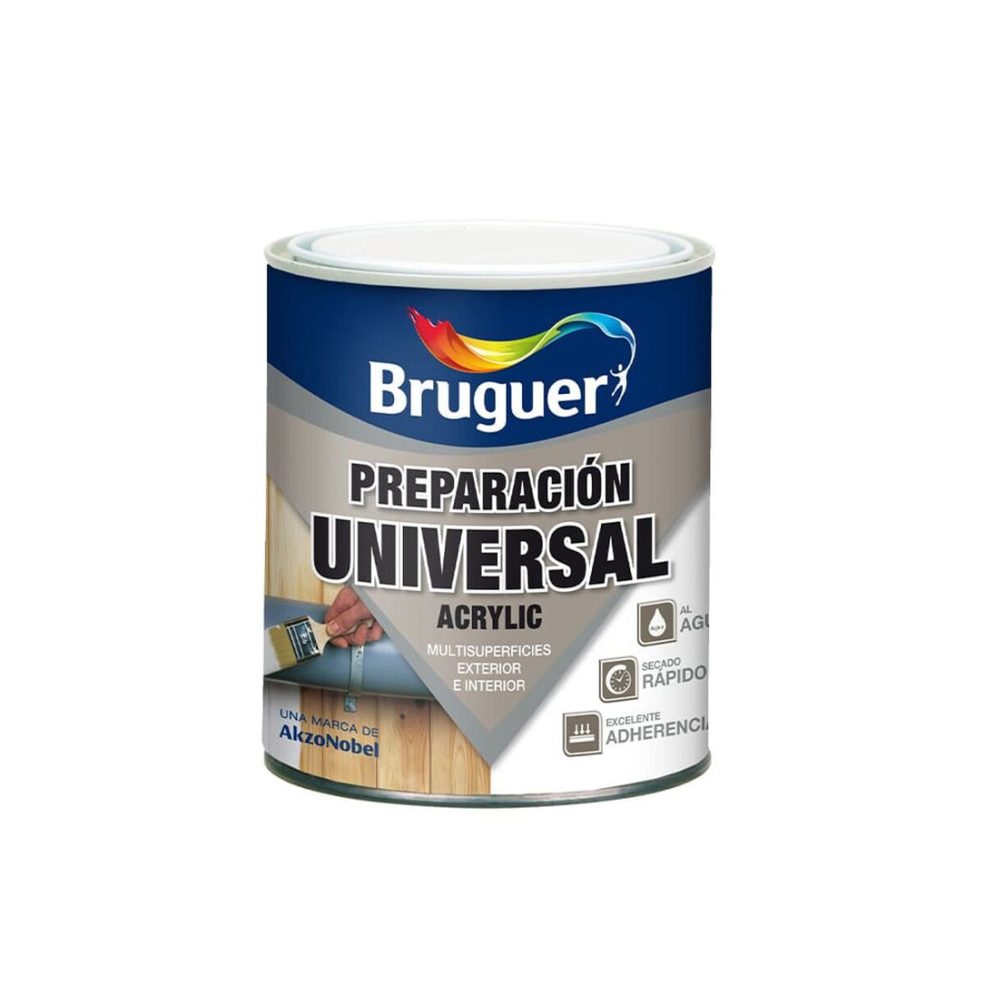 Paviršiaus paruošimas Bruguer 5120576 Universalus Akrilas Spausdinimas 250 ml Balta Parafinas