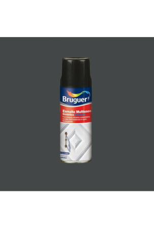 Sintetiniai emalio dažai Bruguer 5197981 Spray Daugkartinis naudojimas Pilka 400 ml