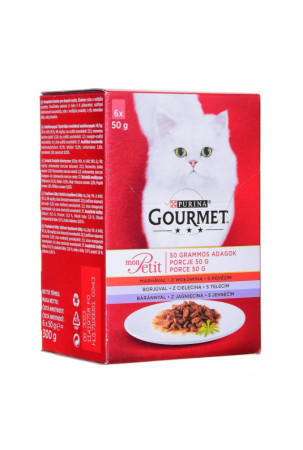 Kačių maistas Purina Gourmet Veršiena Avis 6 x 50 g