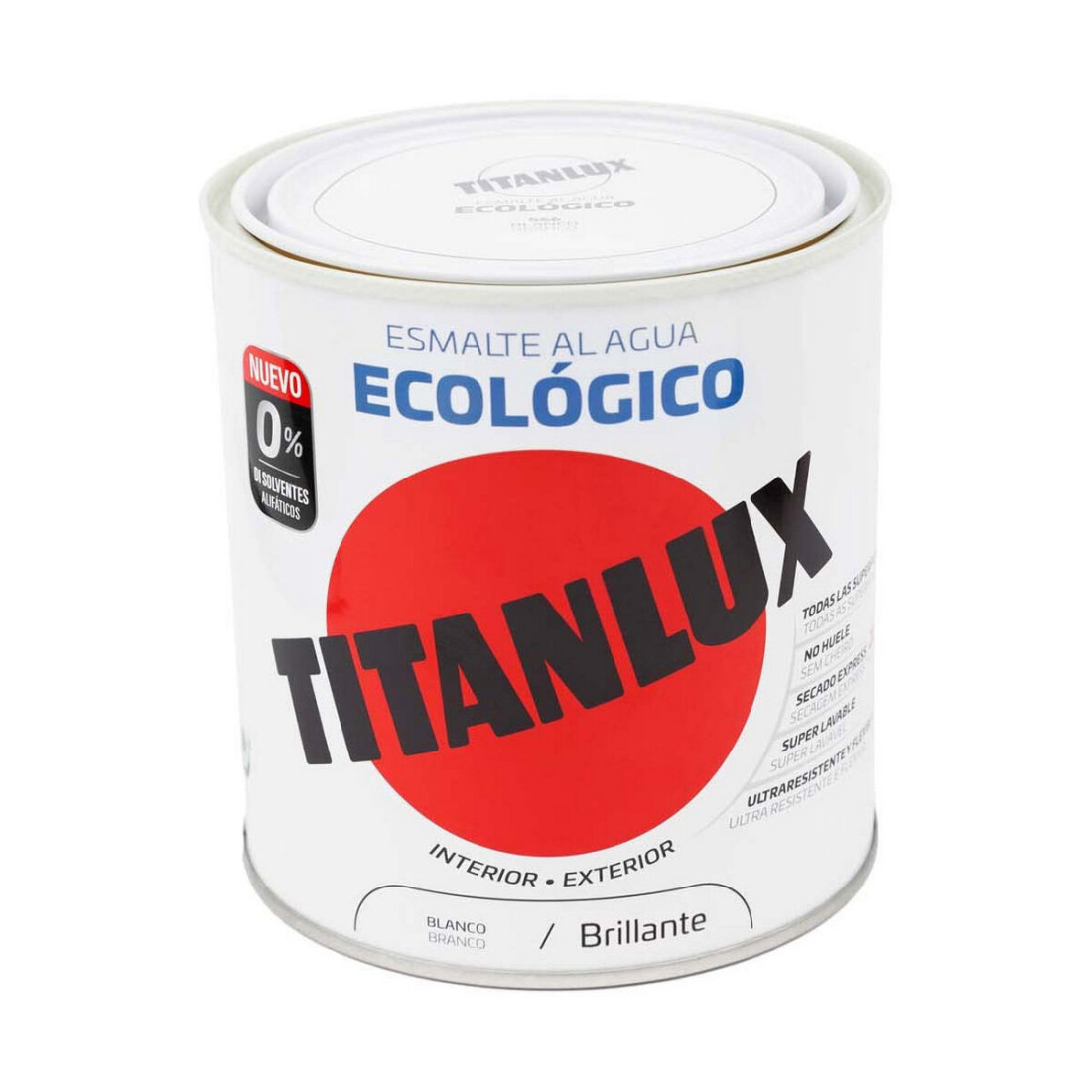 Akrilo lakas Titanlux 00t056614 Ekologiškas 250 ml Balta Blizgantis