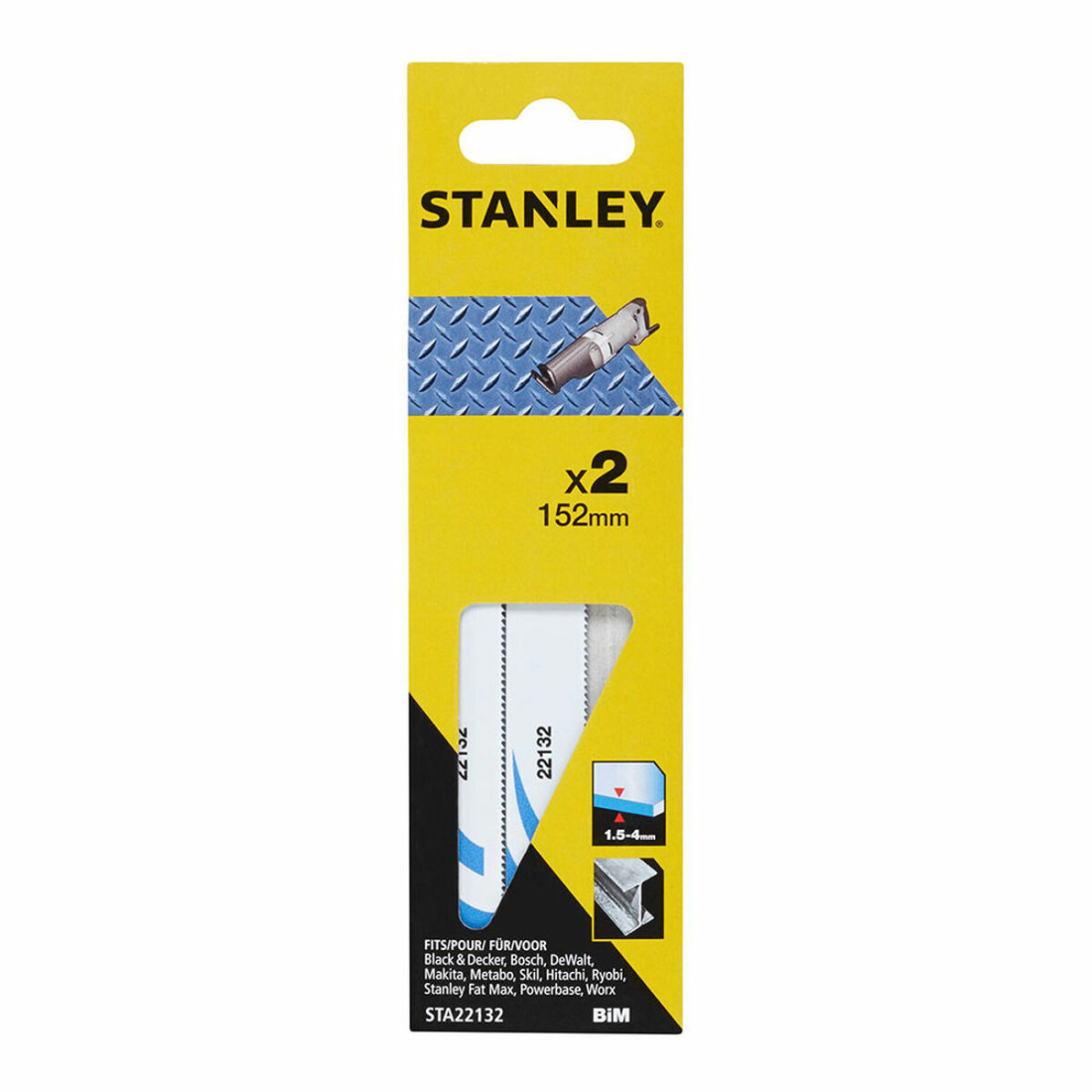 Pjūklo geležtė Stanley STA22132-XJ 15,2 cm 2 vnt.