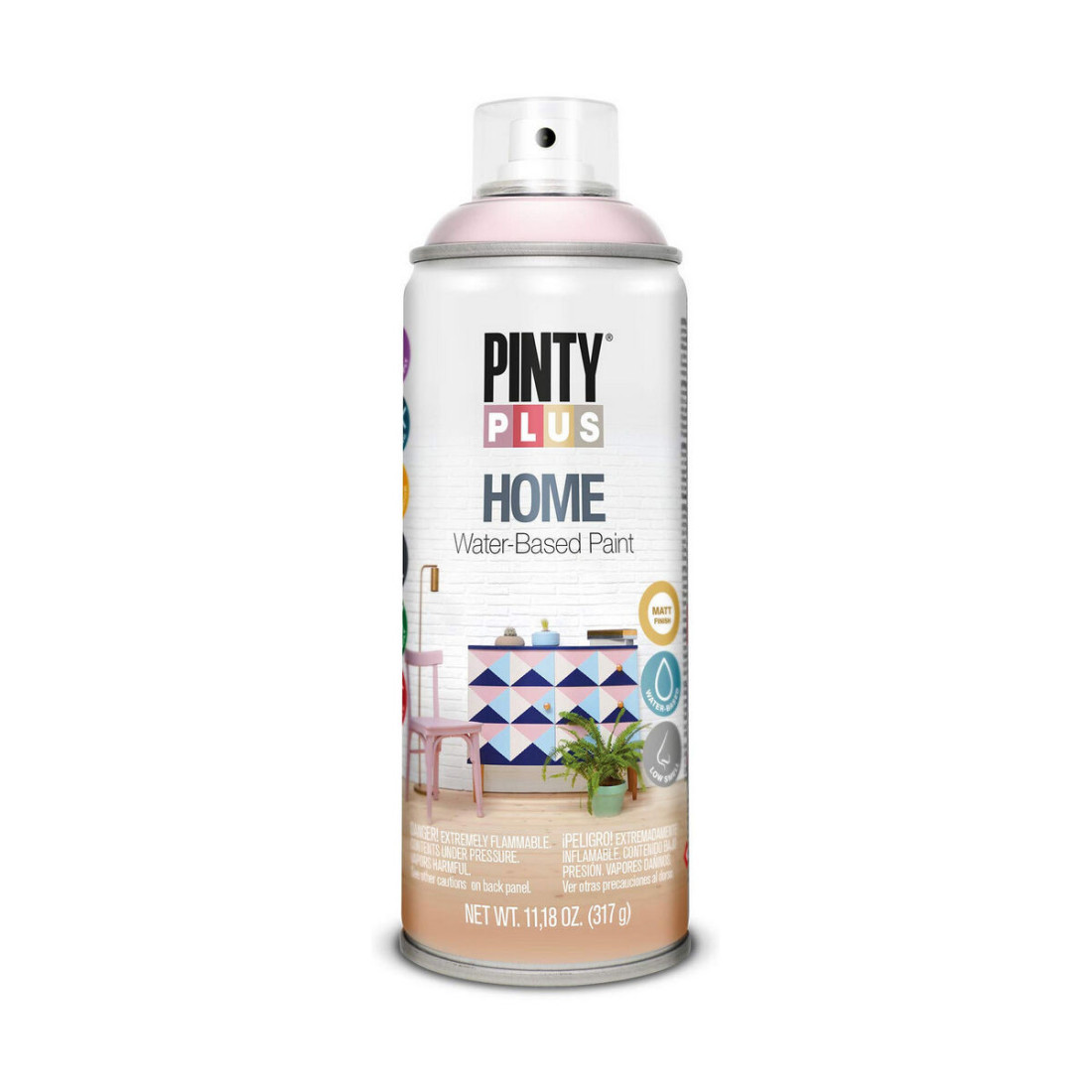 Purškiami dažai Pintyplus Home HM117 400 ml Šviesiai rožinis