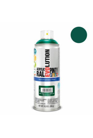 Purškiami dažai Pintyplus Evolution RAL 6005 Vandens pagrindu Moss Green 400 ml