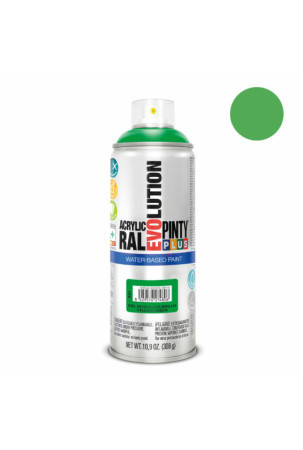 Purškiami dažai Pintyplus Evolution RAL 6018 Vandens pagrindu Yellow Green 400 ml