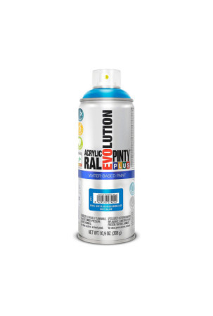 Purškiami dažai Pintyplus Evolution RAL 5015 Vandens pagrindu Sky Blue 400 ml