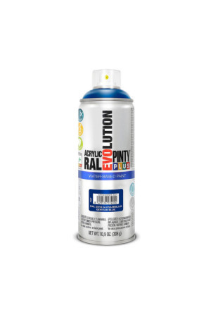 Purškiami dažai Pintyplus Evolution RAL 5010 Vandens pagrindu Gentian Blue 400 ml