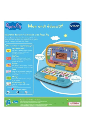 Nešiojamasis kompiuteris Vtech Peppa Pig 3-6 metų Interaktyvus žaislas