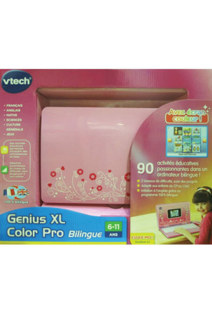 Nešiojamasis kompiuteris Vtech Genius XL Pro FR-EN Interaktyvus žaislas + 6 metų