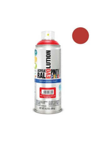 Purškiami dažai Pintyplus Evolution RAL 3000 Vandens pagrindu Flame Red 400 ml