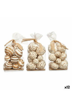 Set of Decorative Balls Balta Ruda (12 vnt.)