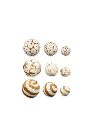 Set of Decorative Balls Balta Ruda (12 vnt.)