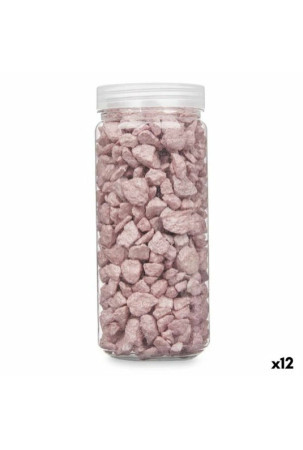 Dekoratyviniai akmenys Rožinė 10 - 20 mm 700 g (12 vnt.)