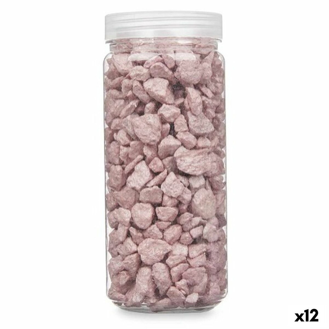 Dekoratyviniai akmenys Rožinė 10 - 20 mm 700 g (12 vnt.)