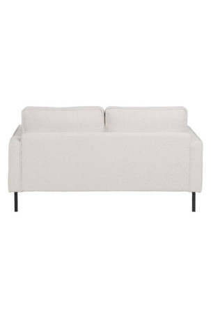 Sofa 163 x 87 x 90 cm Sintetinis audinys Rusvai gelsva Metalinis