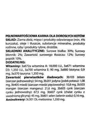 Kačių maistas Divinus         Suaugęs Višta 2 Kg