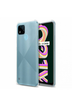 Mobiliojo telefono dėklas PcCom Realme C25Y | Realme C21Y Spalvotas Skaidrus Realme