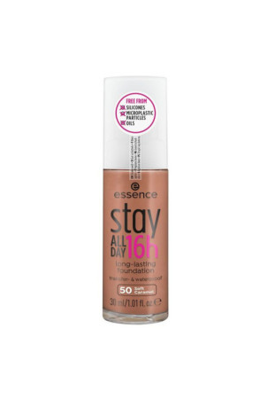 Skystas makiažo pagrindas Essence Stay All Day 16H Nº 50-soft caramel 30 ml