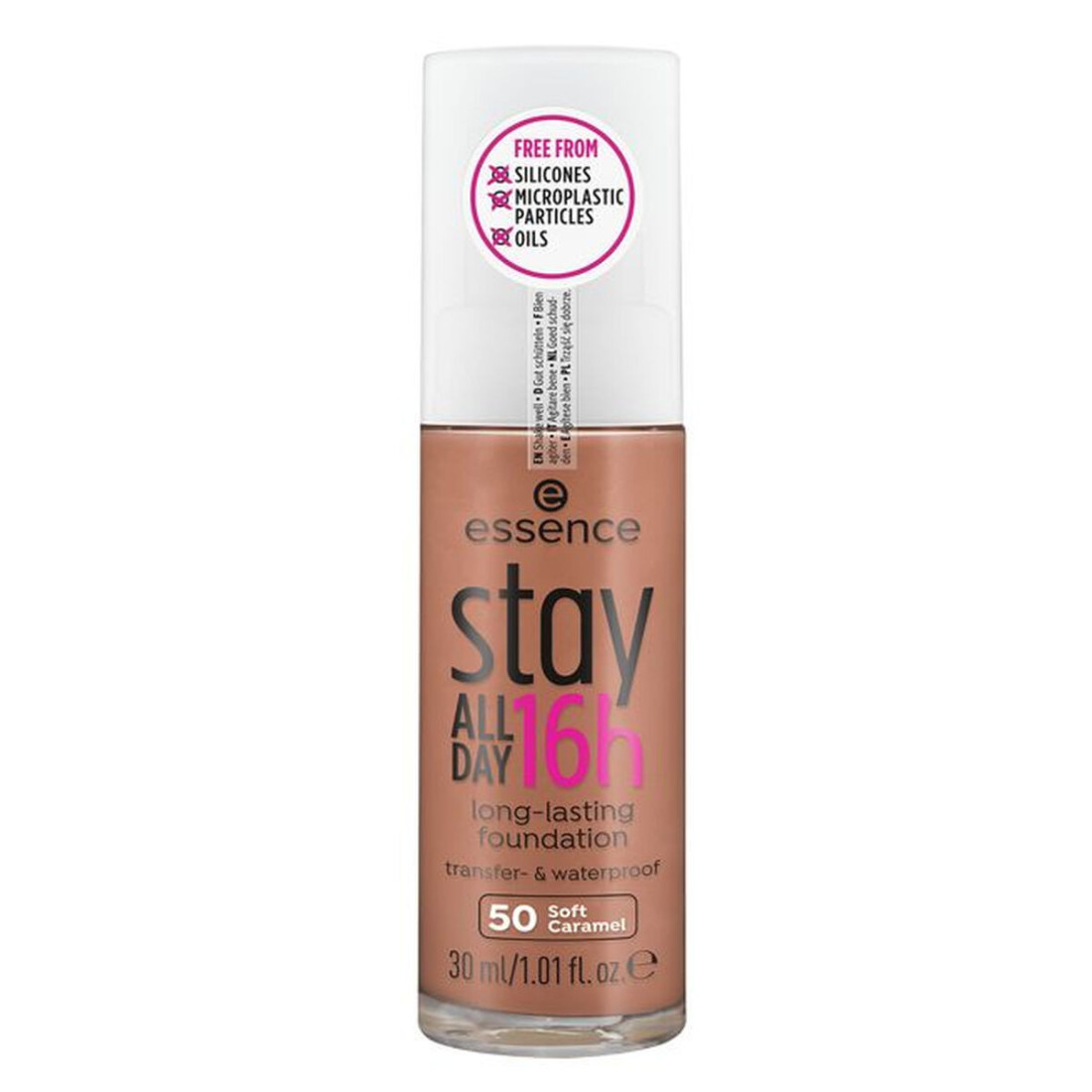 Skystas makiažo pagrindas Essence Stay All Day 16H Nº 50-soft caramel 30 ml