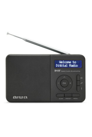 Radijas Aiwa RD40DABBK Juoda 2000 mAh