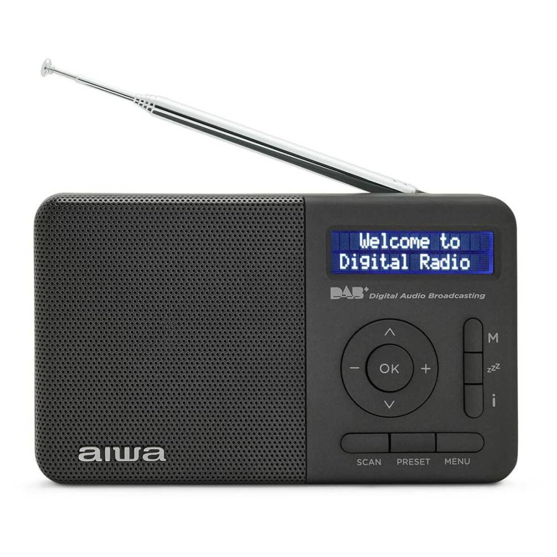 Radijas Aiwa RD40DABBK Juoda 2000 mAh