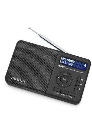 Radijas Aiwa RD40DABBK Juoda 2000 mAh