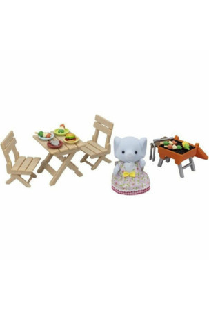 Lėlių namo priedai Sylvanian Families The Elephant Girl and Her Picnic Set