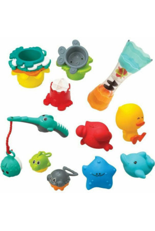 Vonios žaisliukų rinkinys Infantino Bath Set 17 Dalys Povandeninis