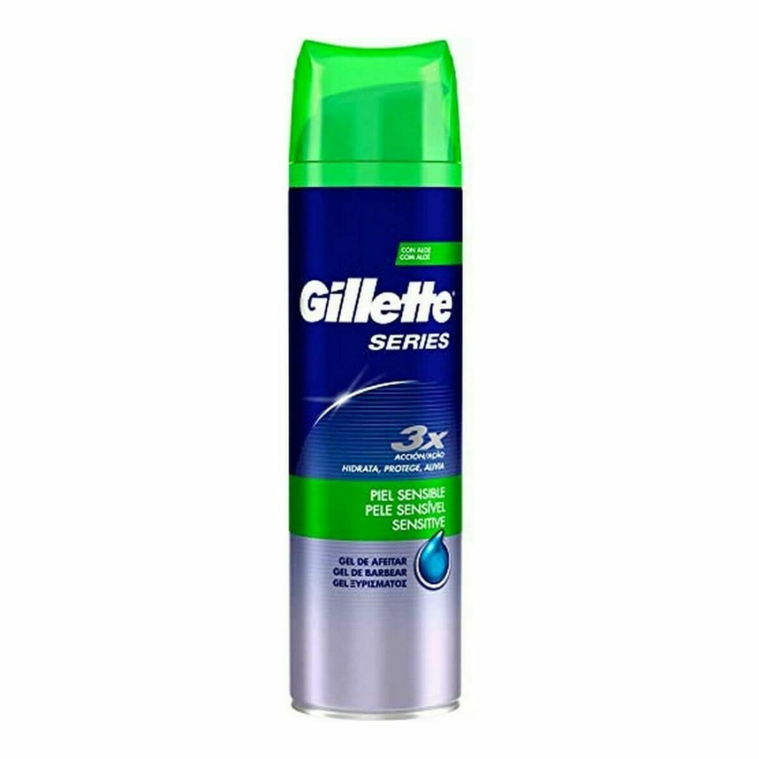 Skutimosi gelis Gillette Series Jautri oda 200 ml