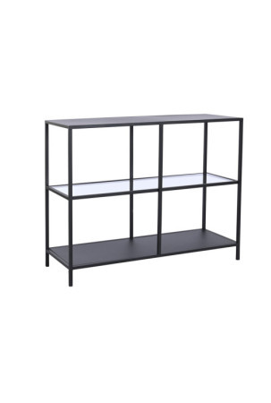 Console DKD Home Decor Juoda Metalinis Stiklas 100 x 35 x 80 cm