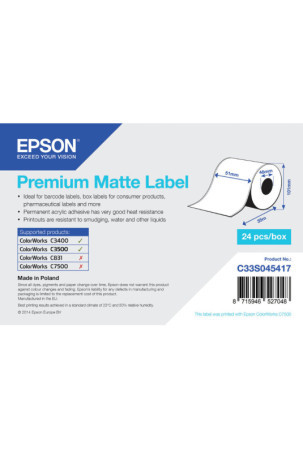 Terminio popieriaus rulonas Epson C33S045417 (1 vnt.)