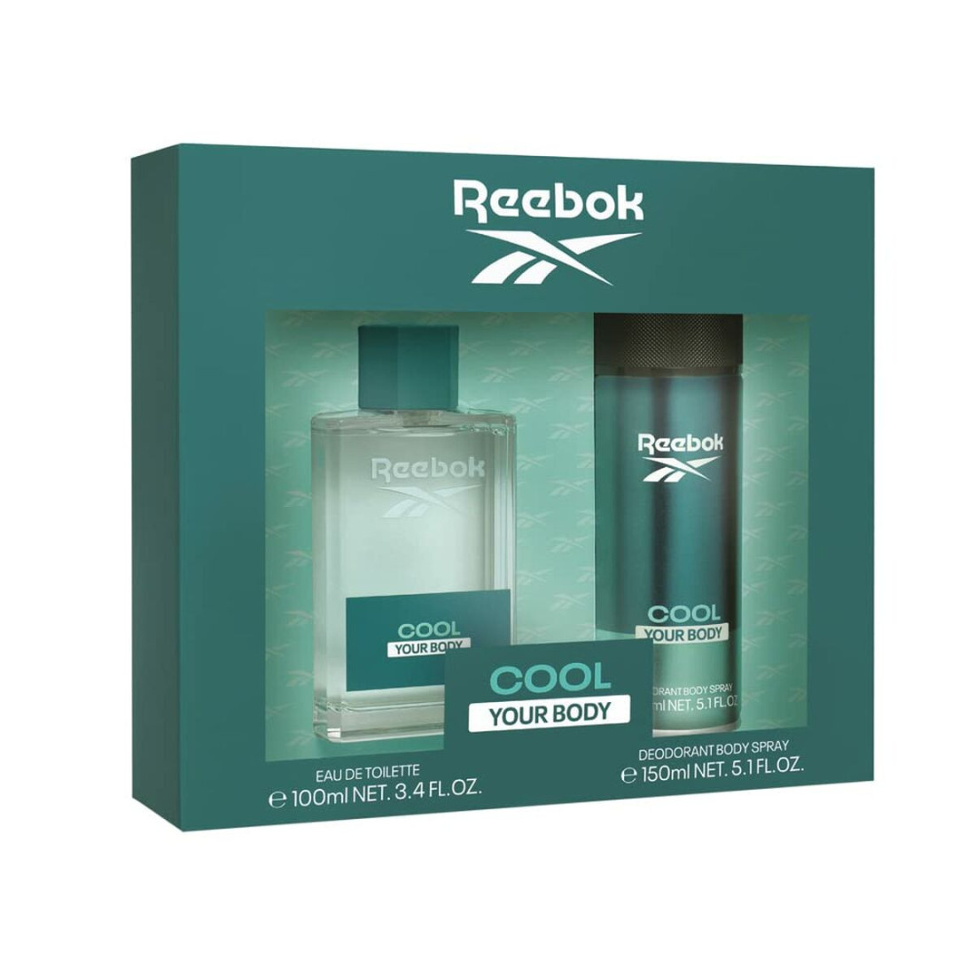 Vyriškų kvepalų rinkinys Reebok EDT Cool Your Body 2 Dalys