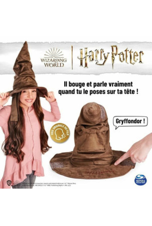 Skrybėlė Spin Master Magic Interactive Hat Wizarding World Harry Potter Juoda Ruda