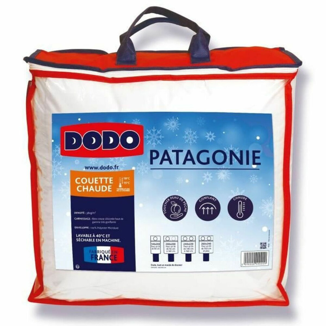 Antklodė DODO Patagonia Balta 220 x 240 cm 380 g/m²