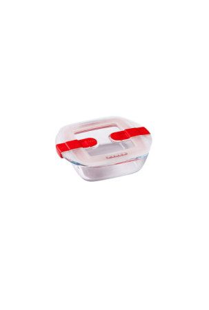 Hermetiška priešpiečių dėžutė Pyrex Cook & Heat 15 x 12 x 4 cm 350 ml Skaidrus stiklas (6 vnt.)