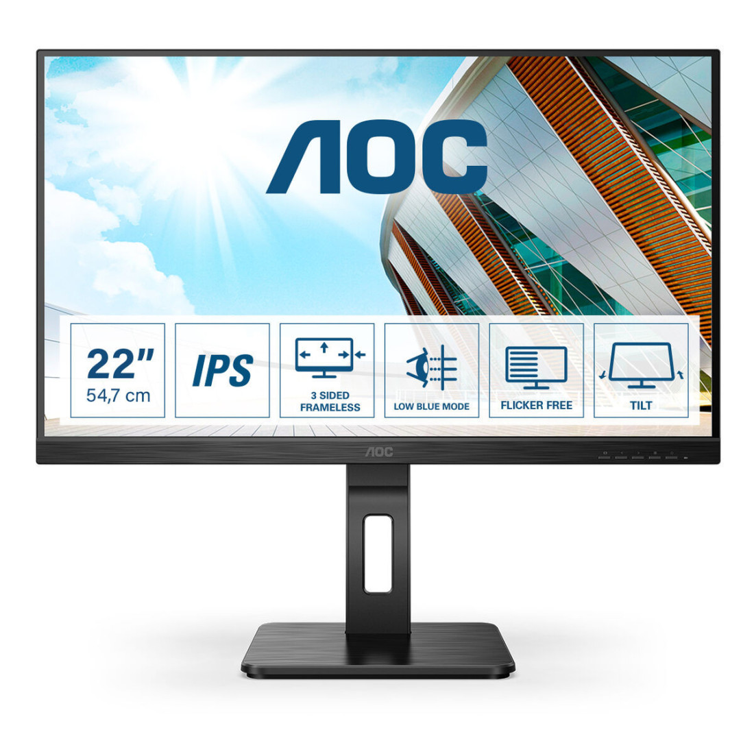 Monitorius AOC 22P2Q LED 21,5"