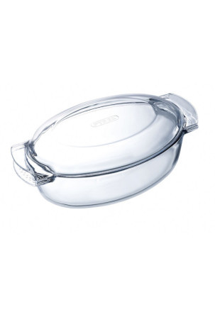 Orkaitės Indas Pyrex Classic Vidrio Skaidrus stiklas ovalus 39 x 23 x 15 cm Su dangteliu (3 vnt.)