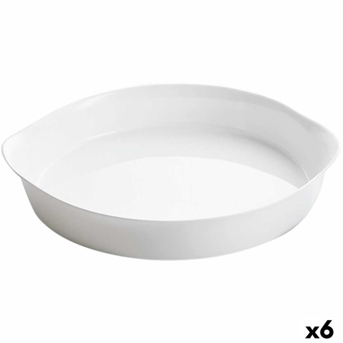 Pyrago kepimo forma Luminarc Smart Cuisine Balta stiklas Apskritas Ø 28 cm 6 vnt.