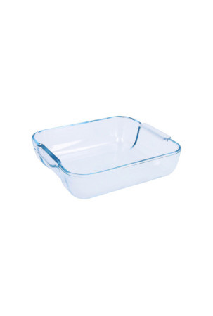 Serviravimo Lėkštė Pyrex Classic Kvadratai Skaidrus stiklas 25 x 22 x 6 cm (6 vnt.)