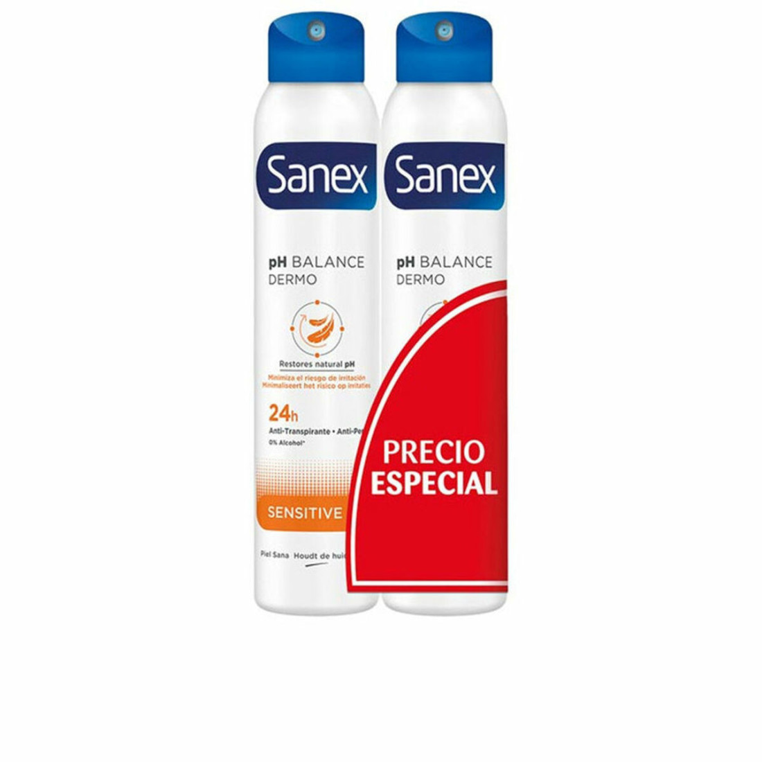 Purškiamas dezodorantas Sanex Sensitive 2 vnt. 200 ml