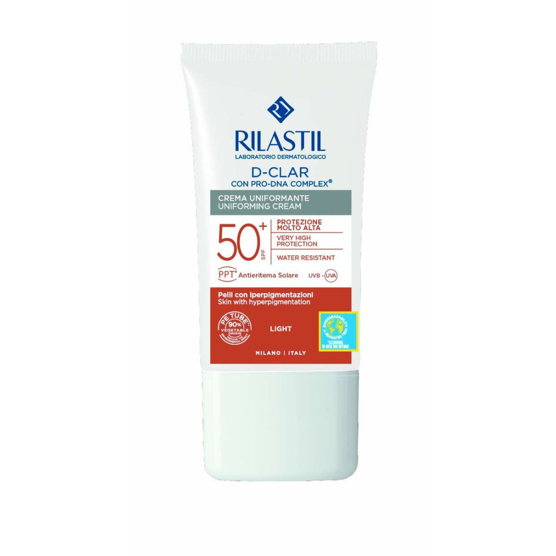 Kremas nuo saulės veidui Rilastil Sun System Vienijantis Spf 50 Light (40 ml)