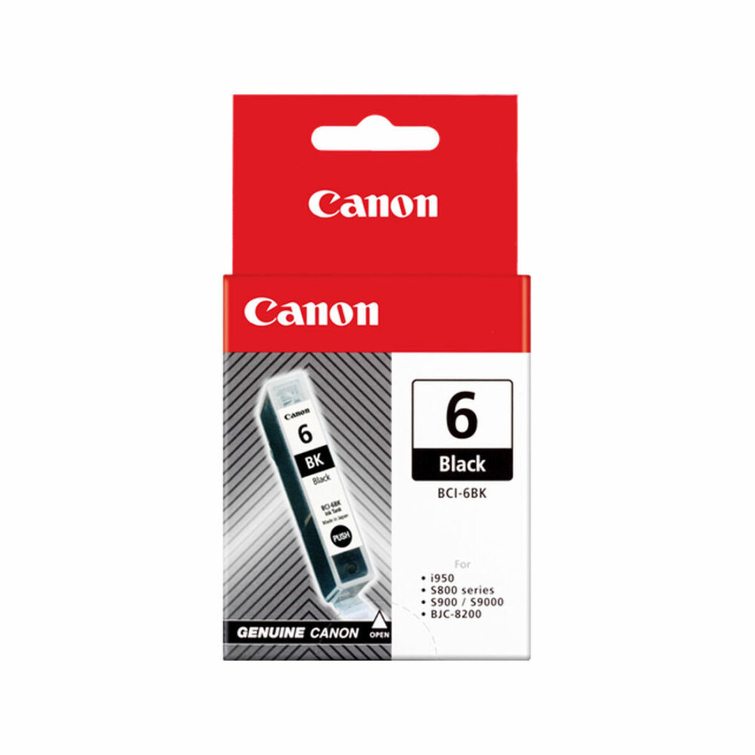 Originali rašalo kasetė Canon BCI-6BK Juoda