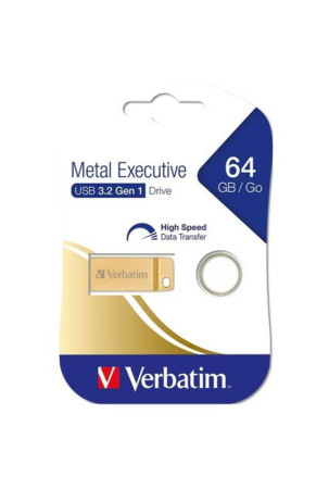 USB atmintukas Verbatim Executive Auksinis 64 GB