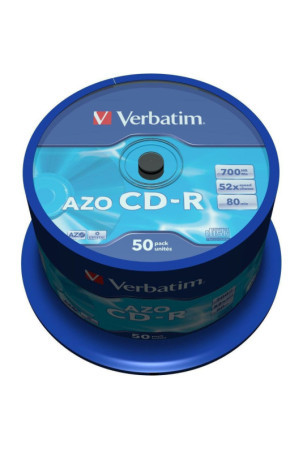 CD-R Verbatim AZO Crystal 50 vnt. 700 MB 52x