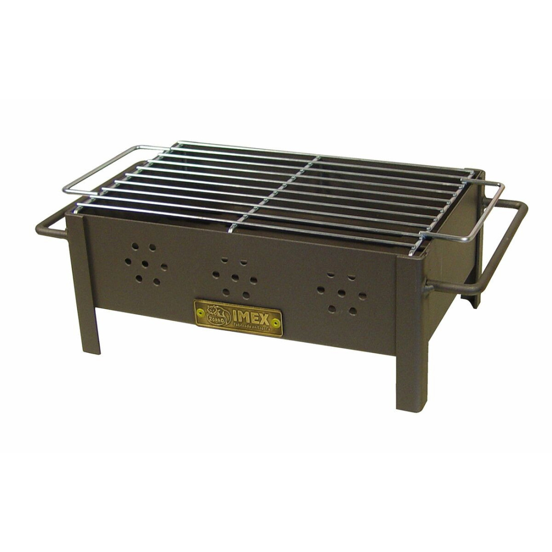 Barbekiu Imex el Zorro Staltiesė Grilius Anglies juoda Juoda Metalinis 31 x 21 x 14 cm