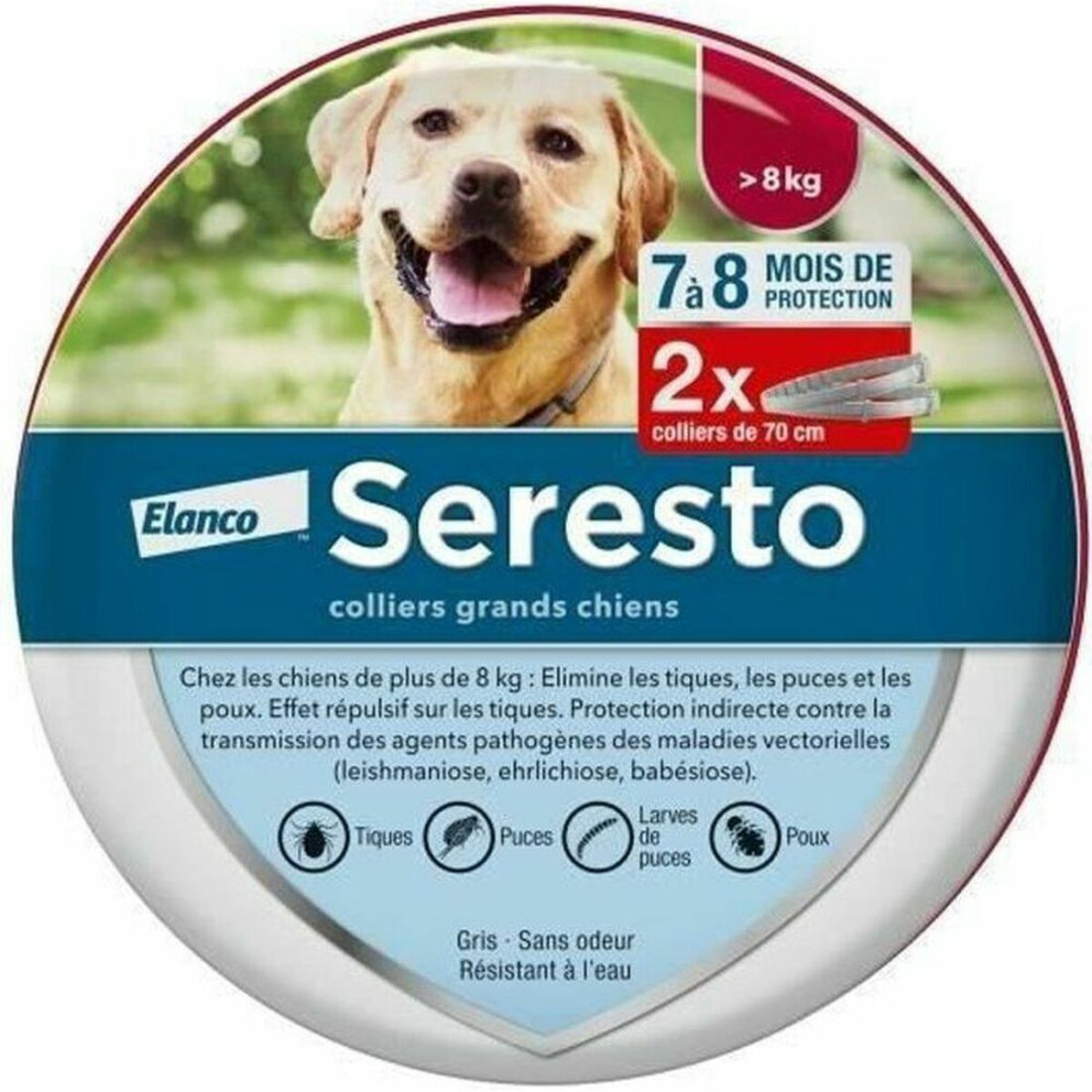 Anti-parasite collar Seresto 70 cm 2 vnt.